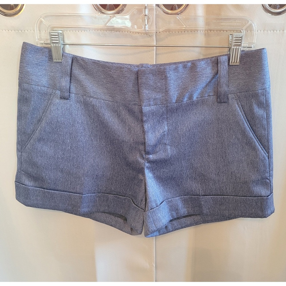 Alice Olivia Womens Shorts 2 Cuffed Hem Low Rise Preppy Minimalist Office 21654